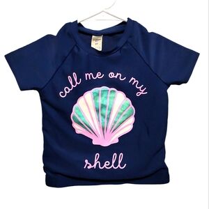 OshKosh Girls Swim Rash Guard  5T